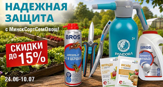 Скидки до 15% для оптовых клиентов МинскСортСемОвощ