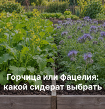 Горчица или фацелия: какой сидерат выбрать