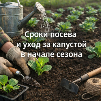 Сроки посева и уход за капустой в начале сезона