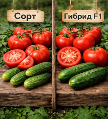 Сорт и гибрид F1: в чем разница простыми словами