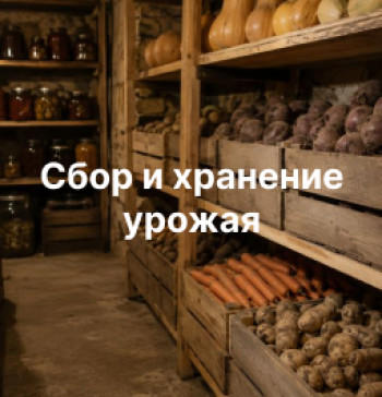 Сбор и хранение урожая: лук, картофель, морковь и свёкла