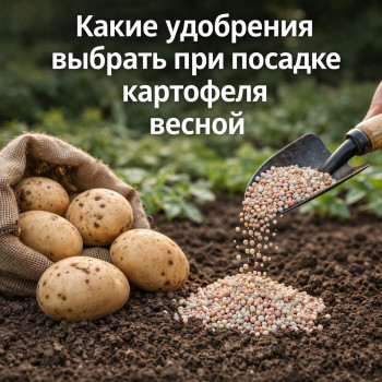 Какие удобрения выбрать при посадке картофеля весной