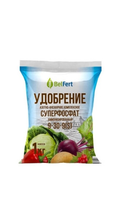 Удобрение минеральное Суперфосфат 9:30:9(S) аммонизированный 1кг