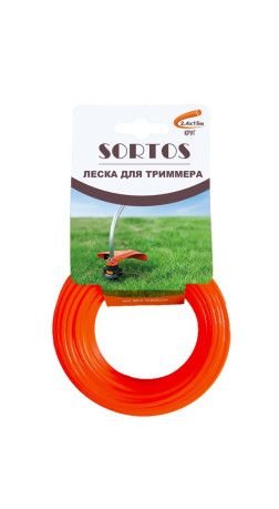 Леска для триммера 2.4х15м (круг) арт. MULW259254