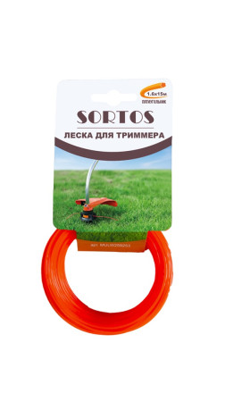 Леска для триммера 1.6х15м (пятиугольник) арт. MULW259257