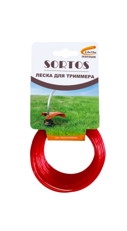 Леска для триммера 2.0х15м (пятиугольник) арт. MULW259258