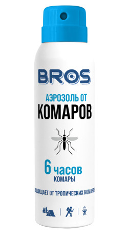 BROS аэрозоль от комаров 90 мл