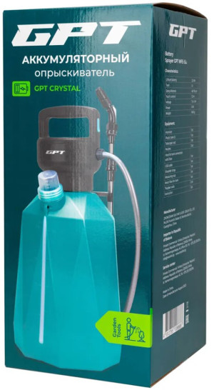 Аккумуляторный опрыскиватель 5л GPT CRYSTAL (WFE-5Li)