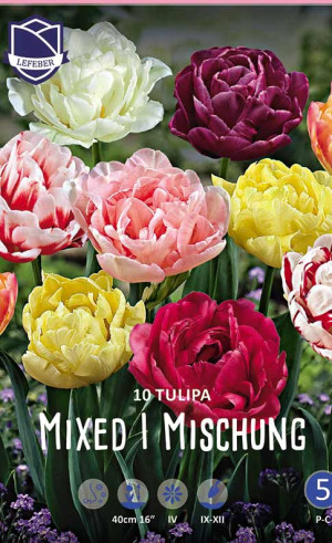 Тюльпаны Peony Mixed (Lefeber)