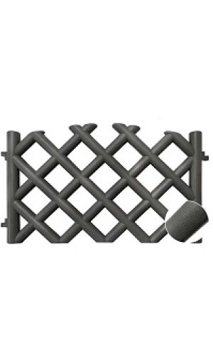 Забор дек Barokko 00056 4шт дл 278cм графит