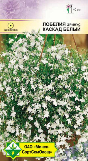 Лобелия эринус Каскад белый 0.05г