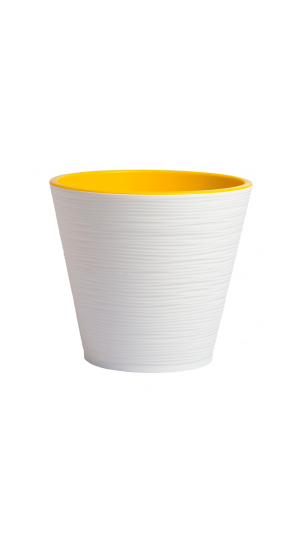 Горшок КОНУС 6л белый