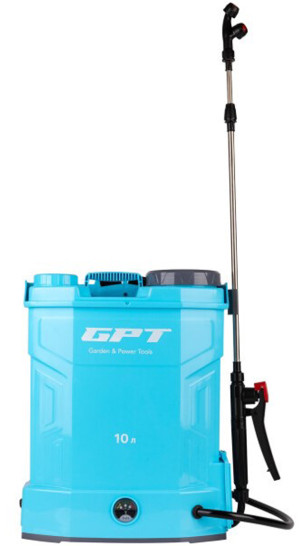 Аккумуляторный опрыскиватель 10л GPT WFB-10li