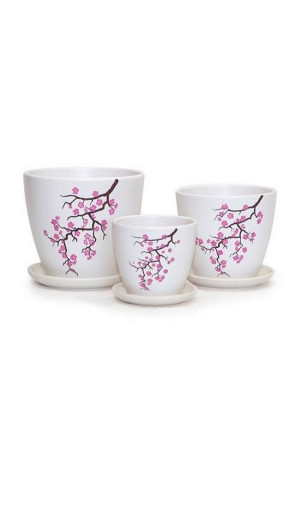 Кашпо керамическое с подставкой арт.1181 2л НХП