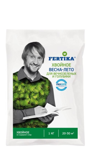 Удобрение Фертика для вечнозеленых и голубики. Весна-лето 1кг