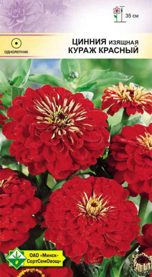 Цинния изящная Кураж красный 0.3г