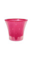 Горшок для орхидей ВАНДА 2л малиновый-прозрачный