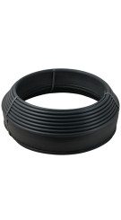 Лента бордюрная черная 10000х96