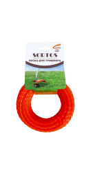 Леска для триммера 3.0х15м (витой квадрат) арт. MULW259256