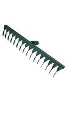 Грабли металлические, 16 витых зубьев