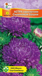 Астра Пионовидная Сиреневая башня 0.3г