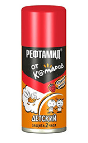 Репеллент Рефтамид бережная защита детский 100мл
