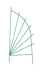 Шпалера №5 Парус-мини 1.35м х 0.47м