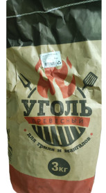Уголь древесный 3кг