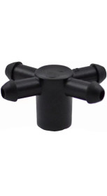 Ветвитель на 4 микротрубки 3-4мм, разъем 