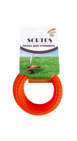 Леска для триммера 2.0х15м (витой квадрат) арт. MULW259255