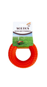 Леска для триммера 3.0х15м (витой квадрат) арт. MULW259256