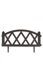 Забор декоративный Modern 50413 5шт длина 3м шоколад