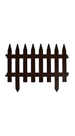 Забор декоративный Gotika 50412 7шт дл 3.1м шоколад