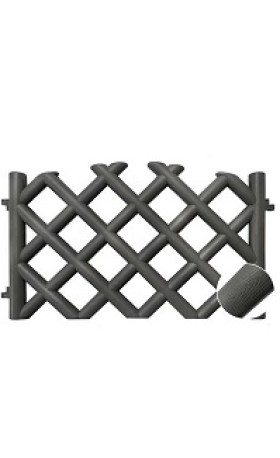 Забор дек Barokko 00056 4шт дл 278cм графит