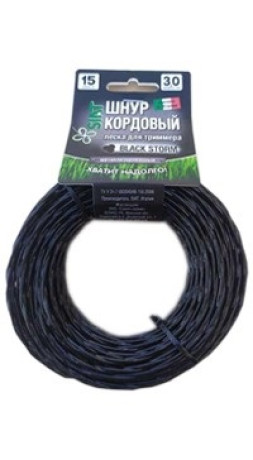 Шнур кордовый для триммера канат черн 3х15