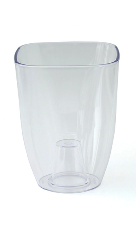 Ваза для орхидеи прозрачная D130мм 1.5л