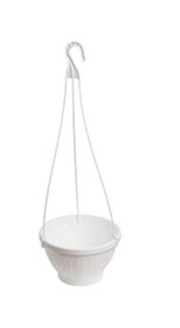 Кашпо подвесное 2л белый