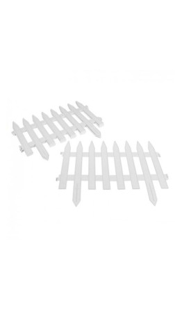 Забор декоративный Gotika 50012 7шт дл 3.10м белый