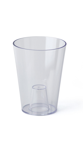 Ваза для орхидеи прозрачная D125мм 1.2л