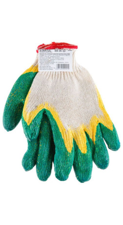 Перчатки х/б латекс, двойной обливки, 13 класс