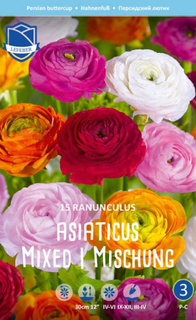 Ранункулус asiaticus Mix (Lefeber)