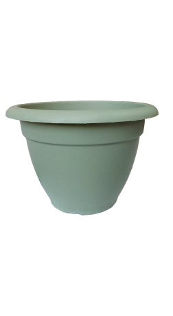 Горшок цветочный Классика зеленый шалфей D250мм 4.3л