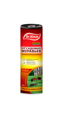 Гранулы Dr.Klaus от муравьев и других насекомых 375г