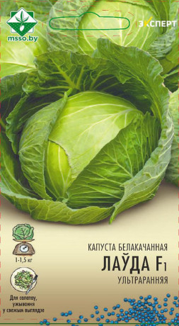 Капуста б/к Лауда F1 12шт (Эксперт)