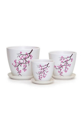 Кашпо керамическое с подставкой арт.1181 2л НХП