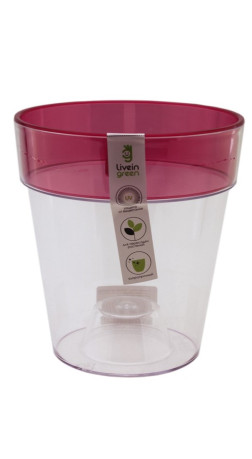 Кашпо для орхидей ПРОТЕЯ 1.4л красный