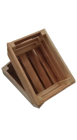 Ящик деревянный из ольхи 460х310х250мм