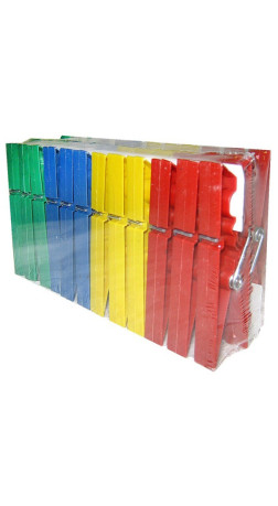 Набор прищепок из пластмассы  Арт.KF-028 (24шт)