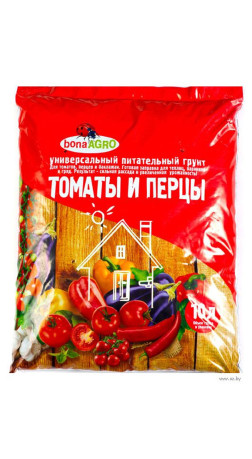 Грунт bonaAGRO для томатов и перцев 10л