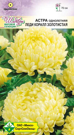 Астра Леди Коралл Золотистая 0.1г
